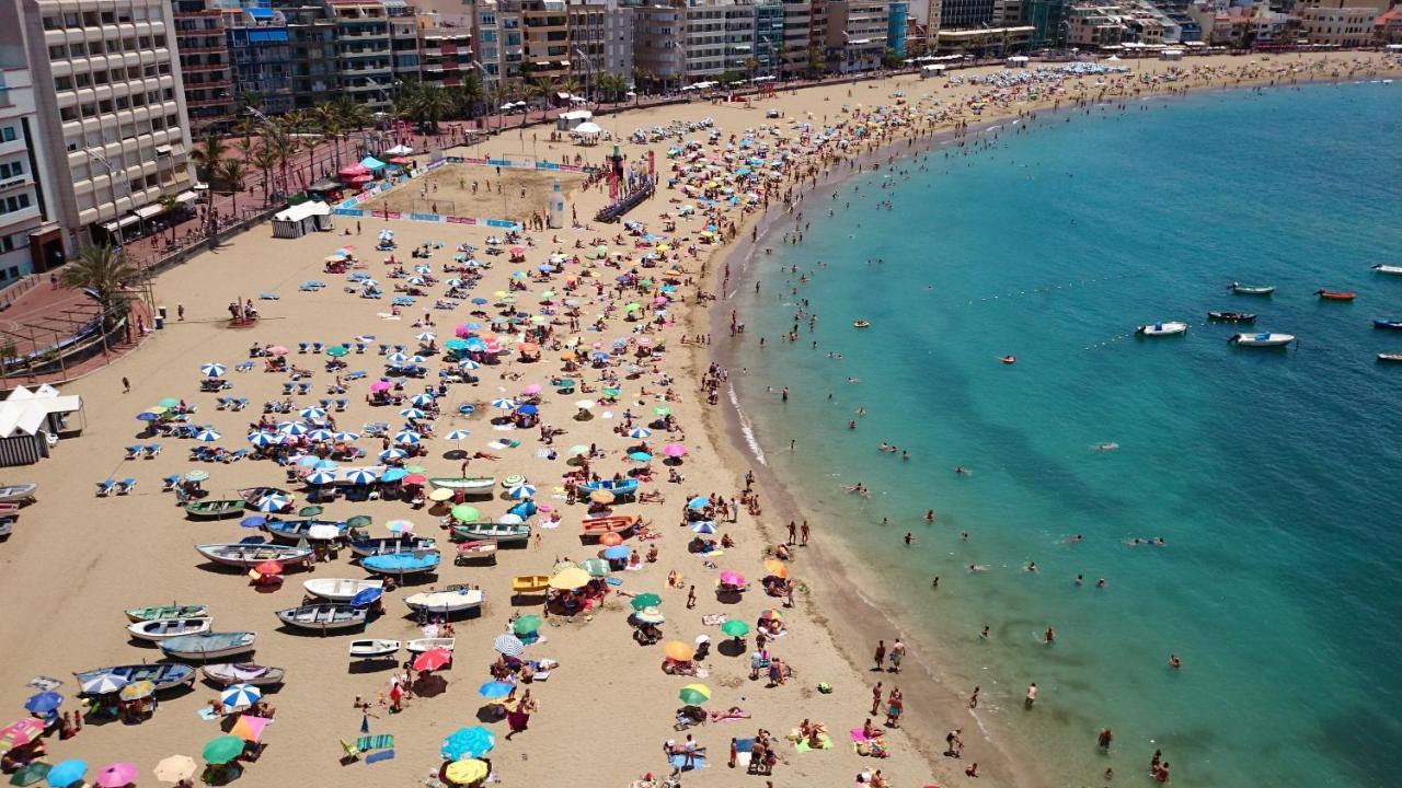 Huge Balcony Over Las Canteras By Canariasgetaway Las Palmas de Gran Canaria Exterior photo